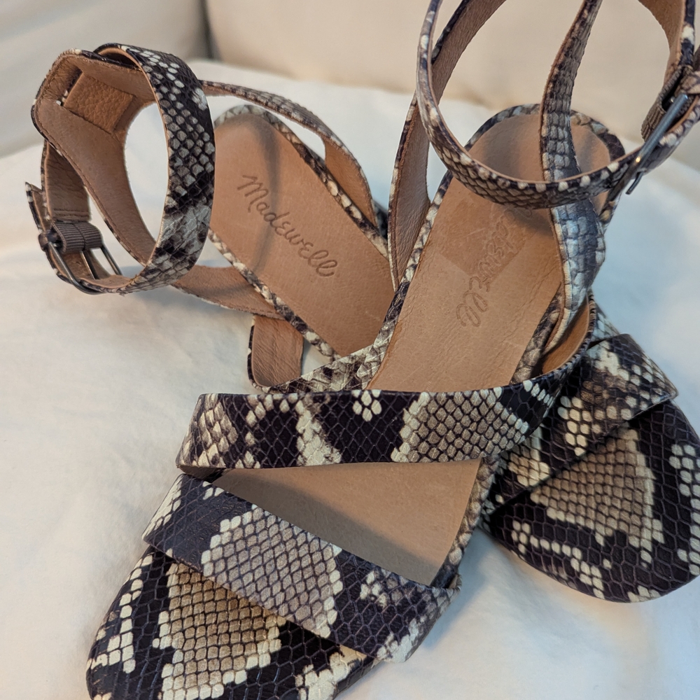 Madewell Women's Snakeskin Sandals